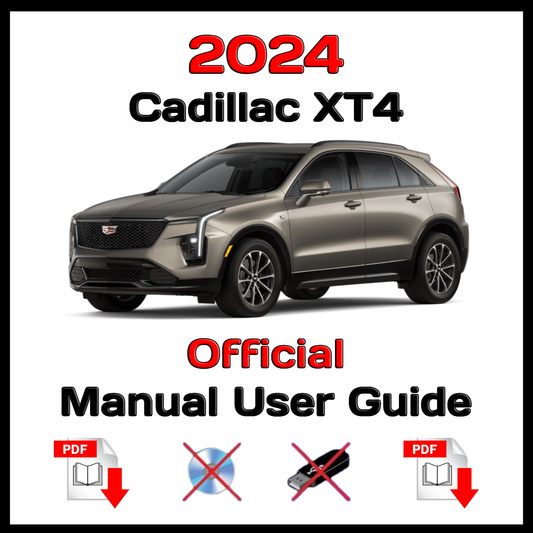 2024 Cadillac XT4 Official Manual User Guide