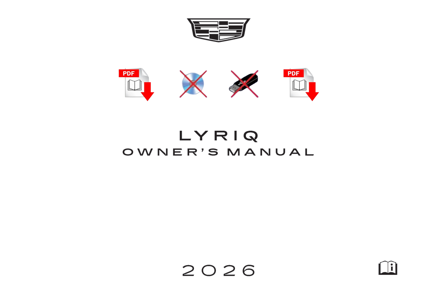 2026 Cadillac LYRIQ Official Manual User Guide