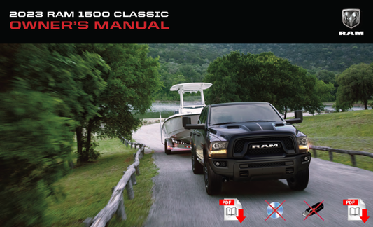 2023 Ram 1500 Classic Official Manual User Guide