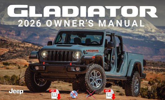 2026 Jeep Gladiator Owner's Manual User Guide