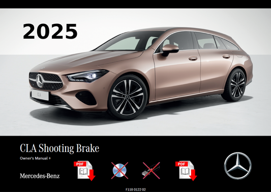 2025 Mercedes CLA Shooting Brake Owner's Manual User Guide