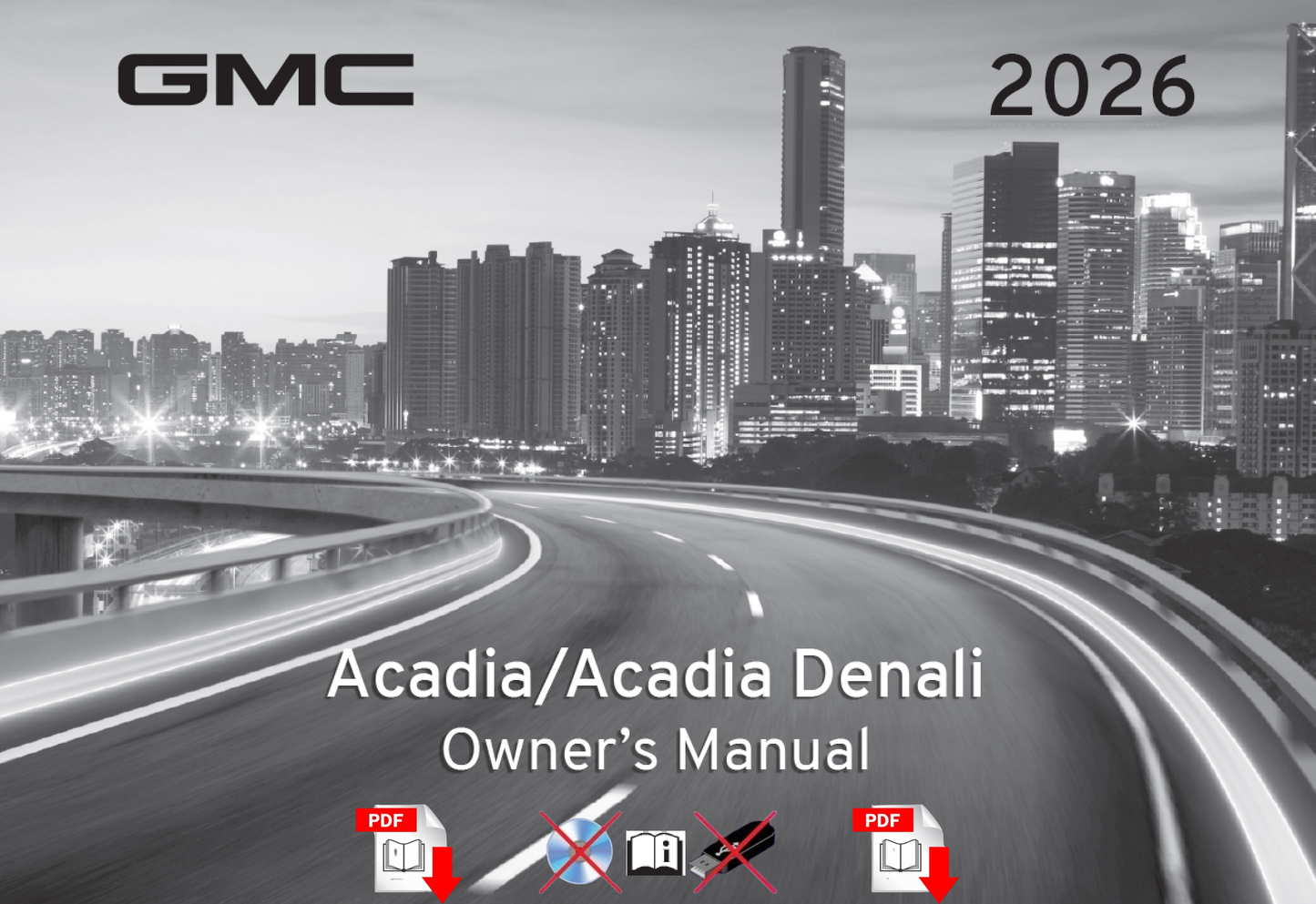 2026 GMC Acadia Denali Official Manual User Guide