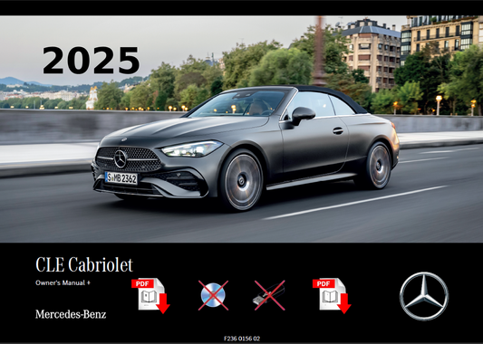 2025 Mercedes CLE Cabriolet Owner's Manual User Guide