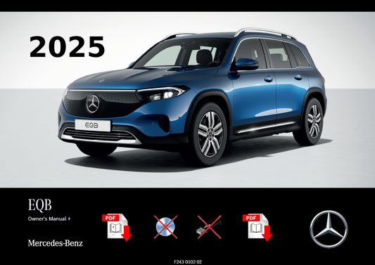 2025 Mercedes EQB SUV Owner's Manual User Guide