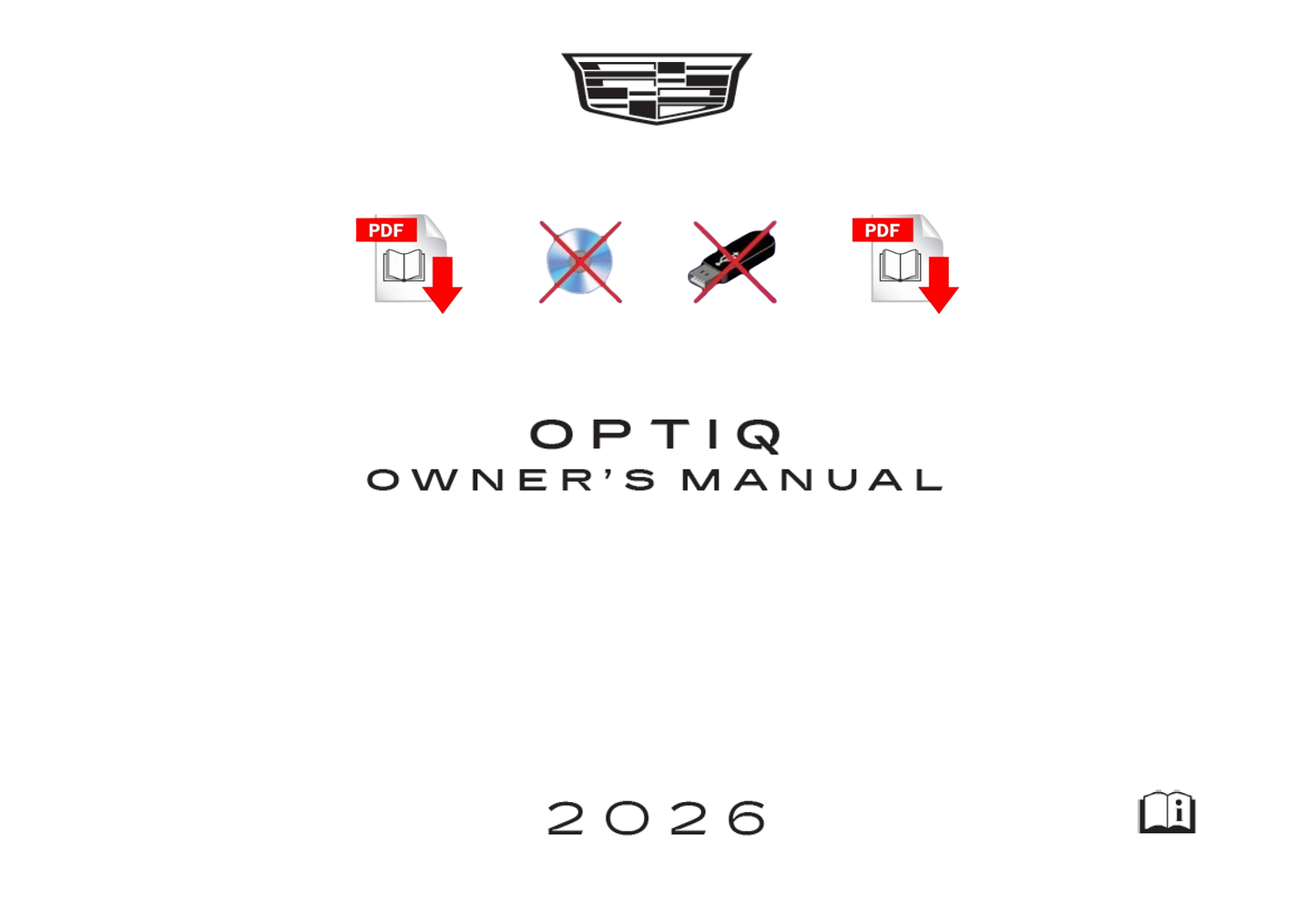 2026 Cadillac OPTIQ Official Manual User Guide