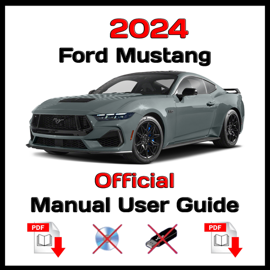2024 Ford Mustang Official Manual User Guide