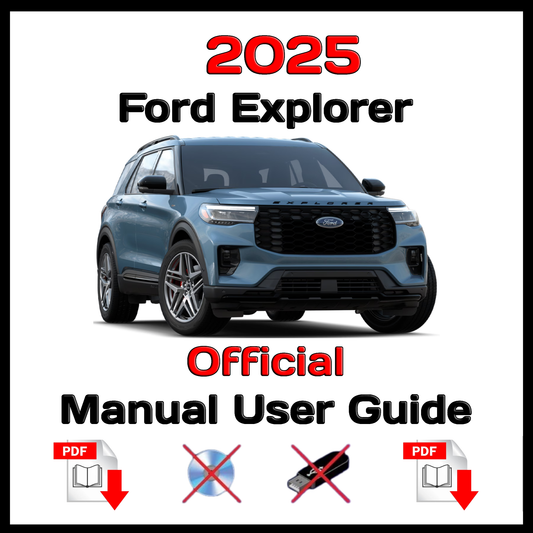 2025 Ford Explorer Official Manual User Guide
