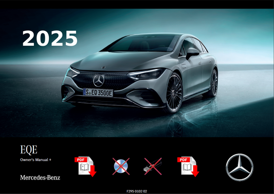2025 Mercedes EQE Saloon Owner's Manual User Guide