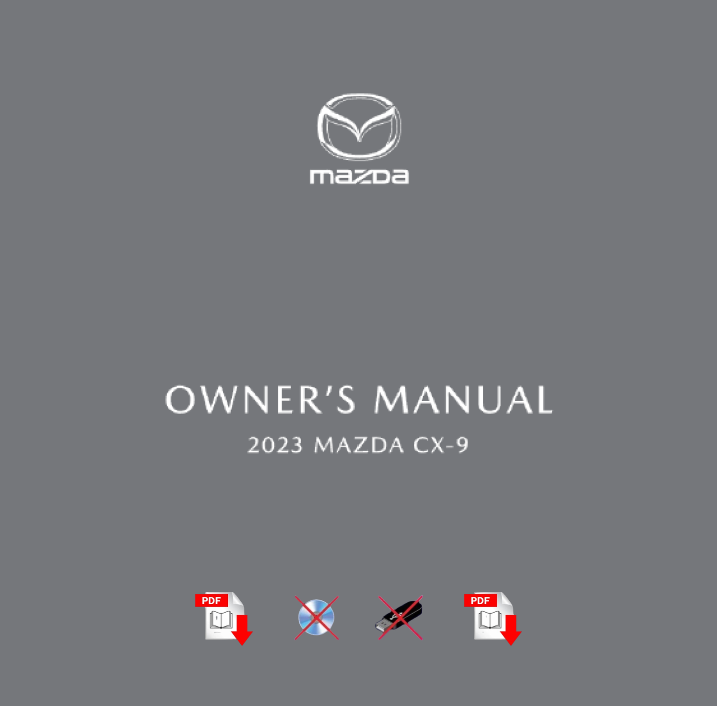 2023 Mazda CX-9 Owner's Manual User Guide