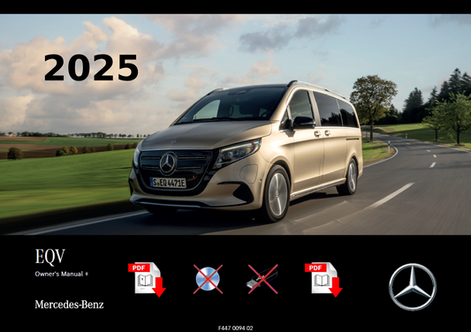 2025 Mercedes EQV MPV Owner's Manual User Guide