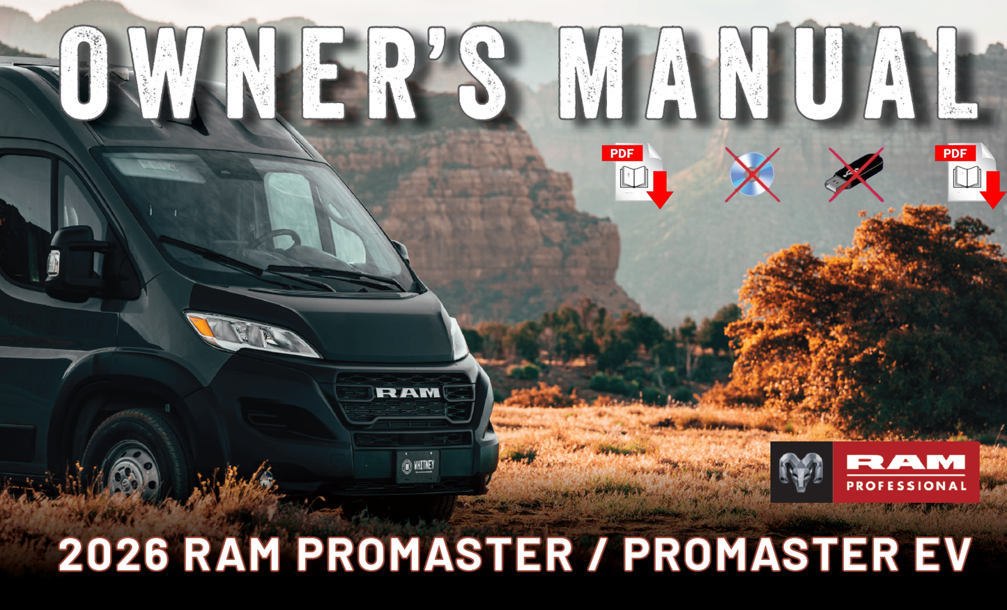 2026 Ram ProMaster EV Owner's Manual User Guide