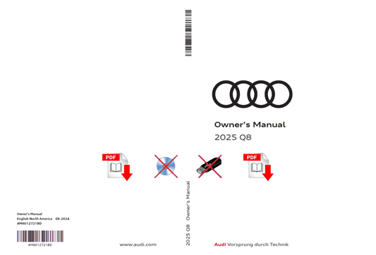 2025 Audi Q8 Owner's Manual User Guide
