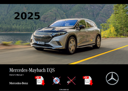 2025 Mercedes Maybach EQS SUV Owner's Manual User Guide