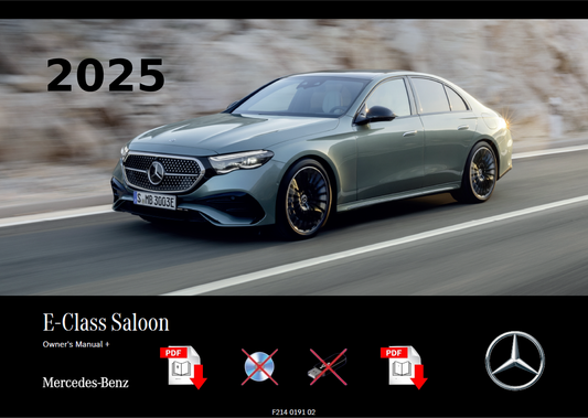 2025 Mercedes E-Class Saloon Owner's Manual User Guide