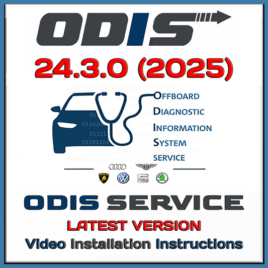 ODIS Service 24.3.0 Multilingual Automotive Diagnostic Software for Cars & Trucks Professional Tool and User Friendly Interface