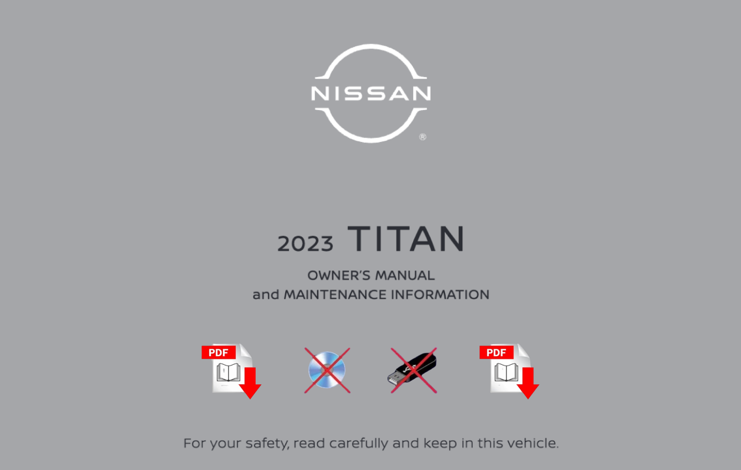 2023 Nissan Titan Owner's Manual User Guide