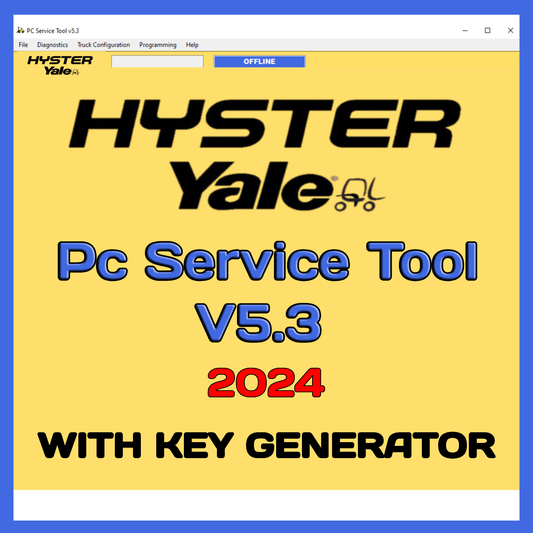 Hyster & Yale Pc Service Tool V 5.3 2024 Truck Software For Diagnostic And Programming
