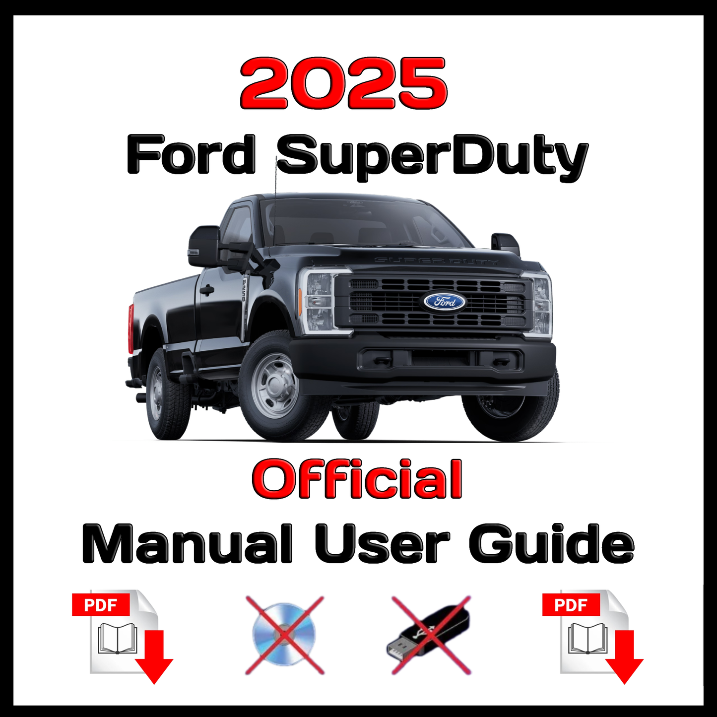 2025 Ford SuperDuty Official Manual User Guide