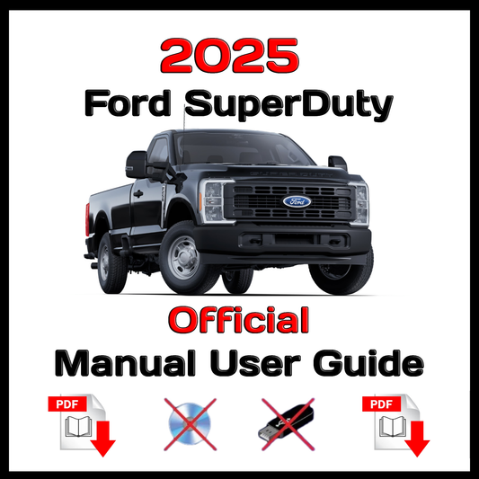 2025 Ford SuperDuty Official Manual User Guide
