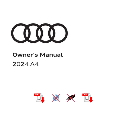 2024 Audi A4 Owner's Manual User Guide