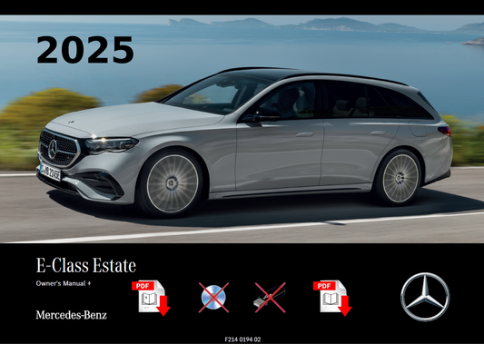 2025 Mercedes E-Class Estate Owner's Manual User Guide