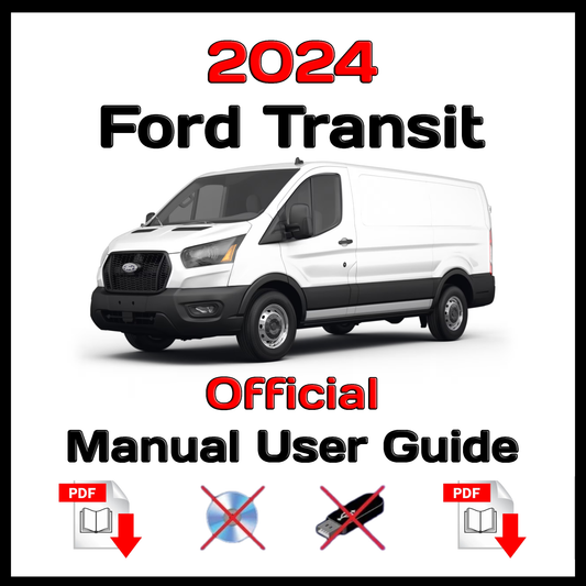 2024 Ford Transit Official  Manual User Guide