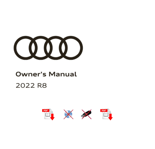 2022 Audi R8 Owner's Manual User Guide