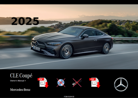 2025 Mercedes CLE Coupé Owner's Manual User Guide
