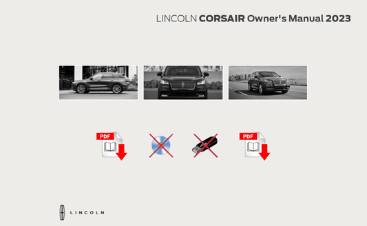 2023 Lincoln Corsair Official Manual User Guide