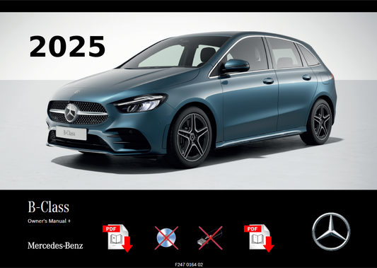 2025 Mercedes B-Class Hatchback Owner's Manual User Guide