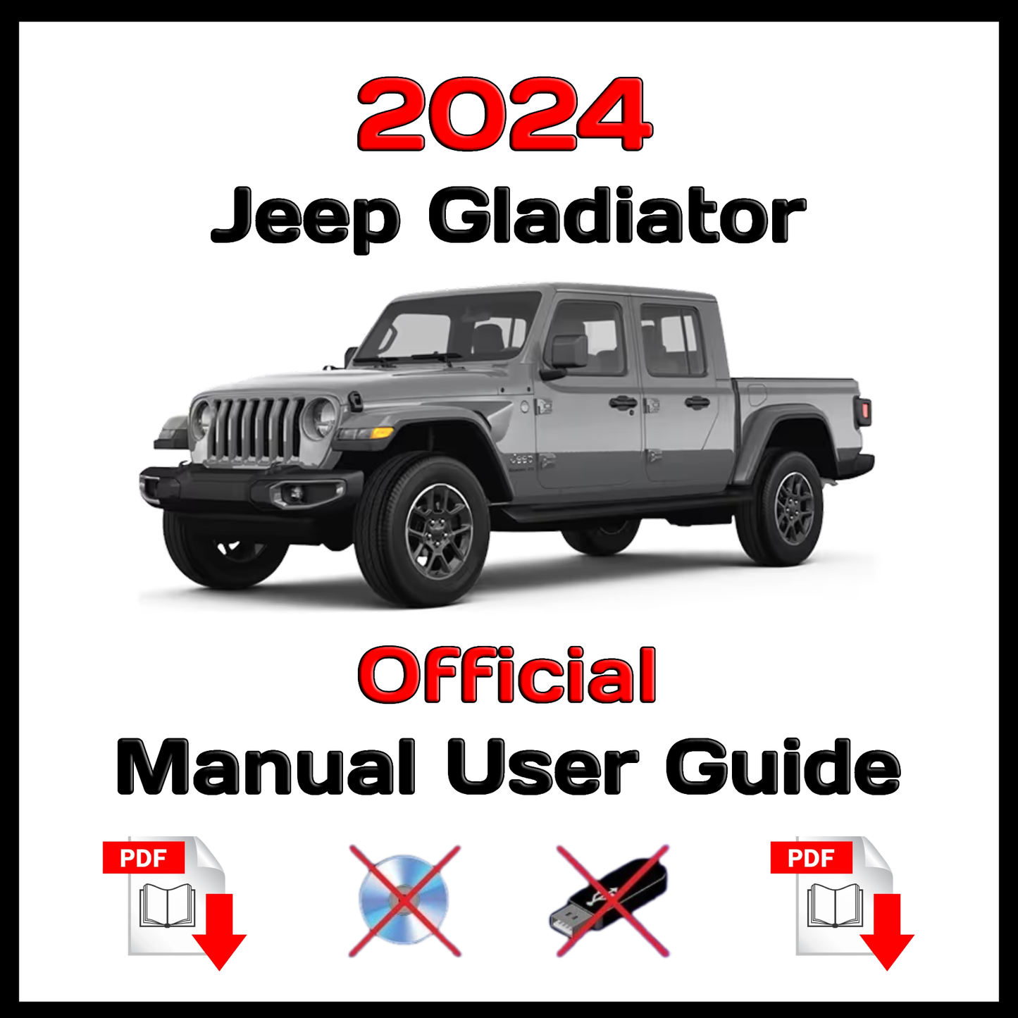 2024 Jeep Gladiator Official Manual User Guide