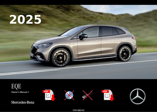 2025 Mercedes EQE SUV Owner's Manual User Guide