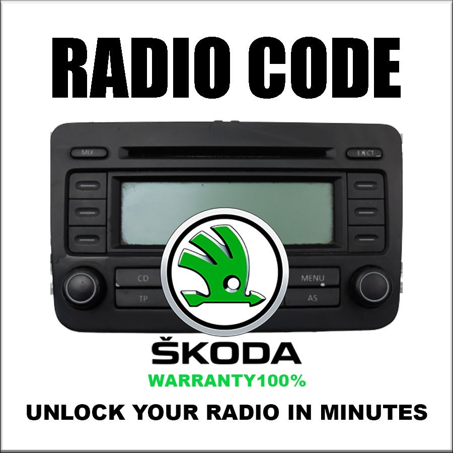 Déverrouiller les codes radio Skoda Stereo Decoding Series Rns300 Codes Safe Rcd510 Service rapide