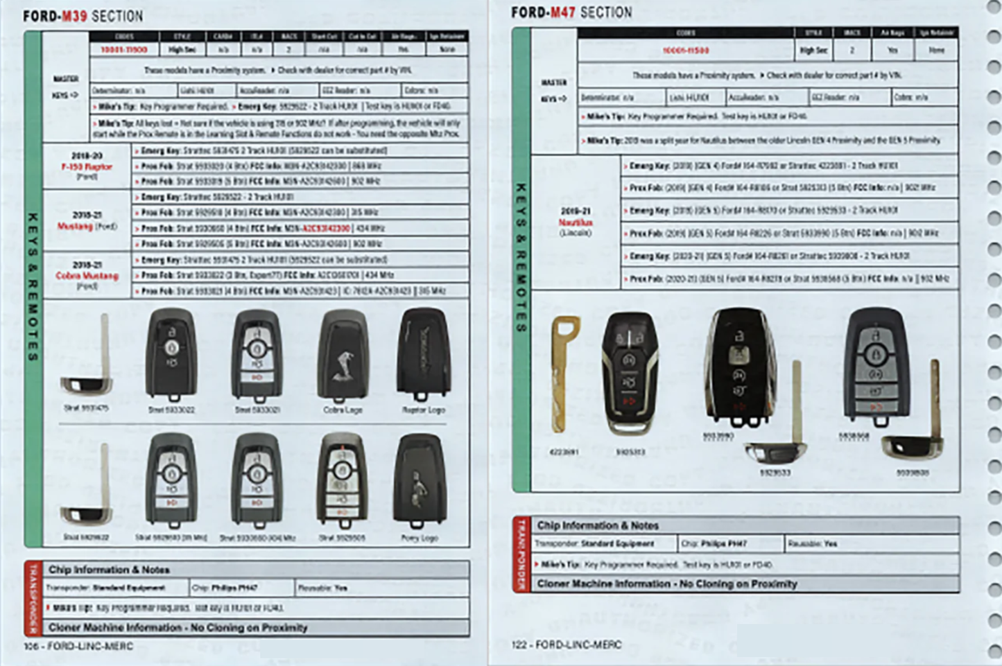 Automotive Locksmith Key Guide - Domestic Vehicles Book Key Fob Programming Instructions (Digital Download)