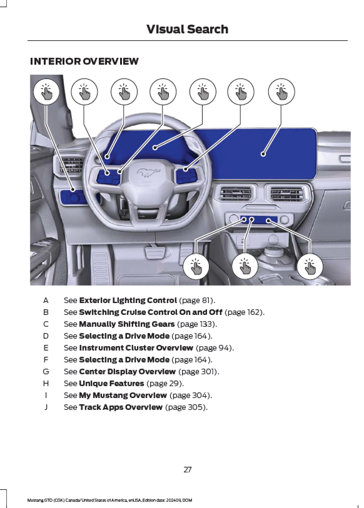 2025 Ford Mustang GTD Official Manual User Guide