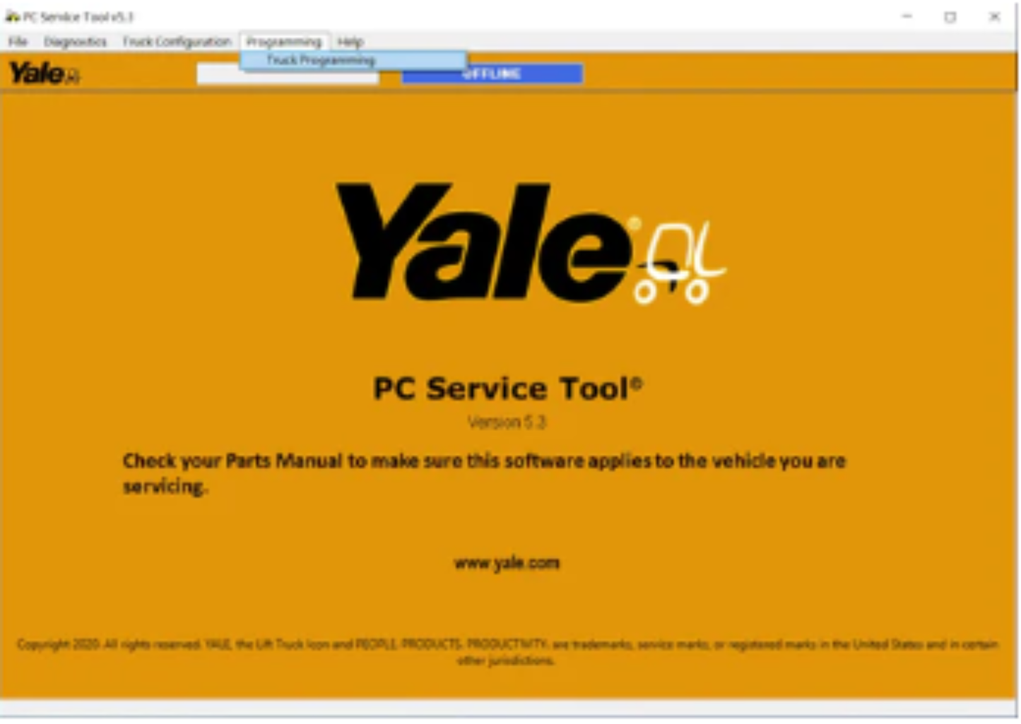 Hyster & Yale Pc Service Tool V 5.3 2024 Truck Software For Diagnostic And Programming