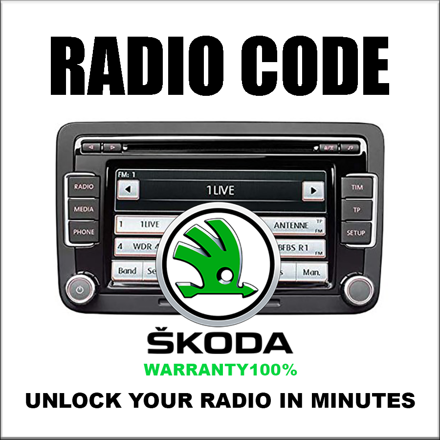 Déverrouiller les codes radio Skoda Stereo Decoding Series Rns300 Codes Safe Rcd510 Service rapide