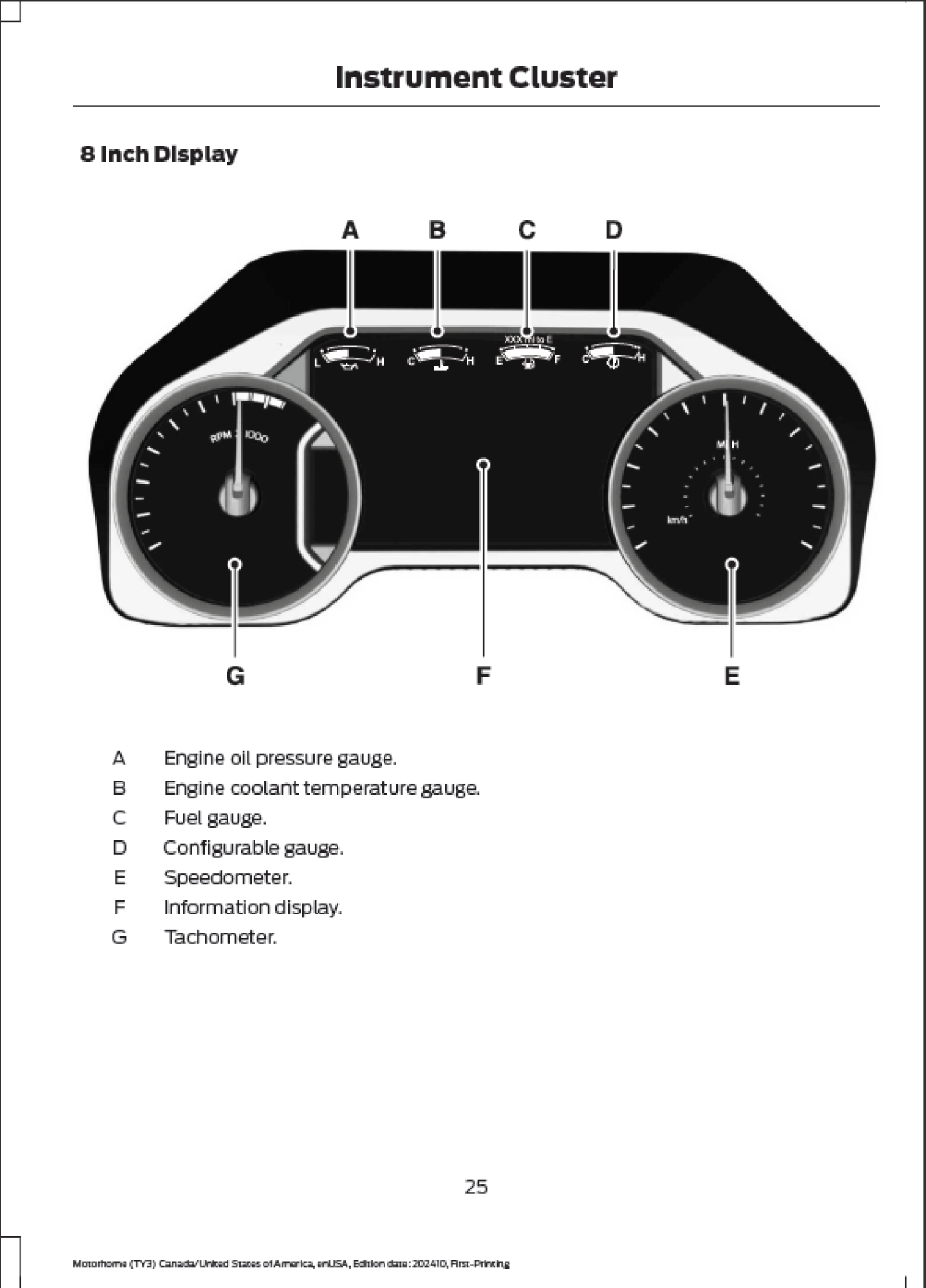 2025 Ford Motorhome Official Manual User Guide