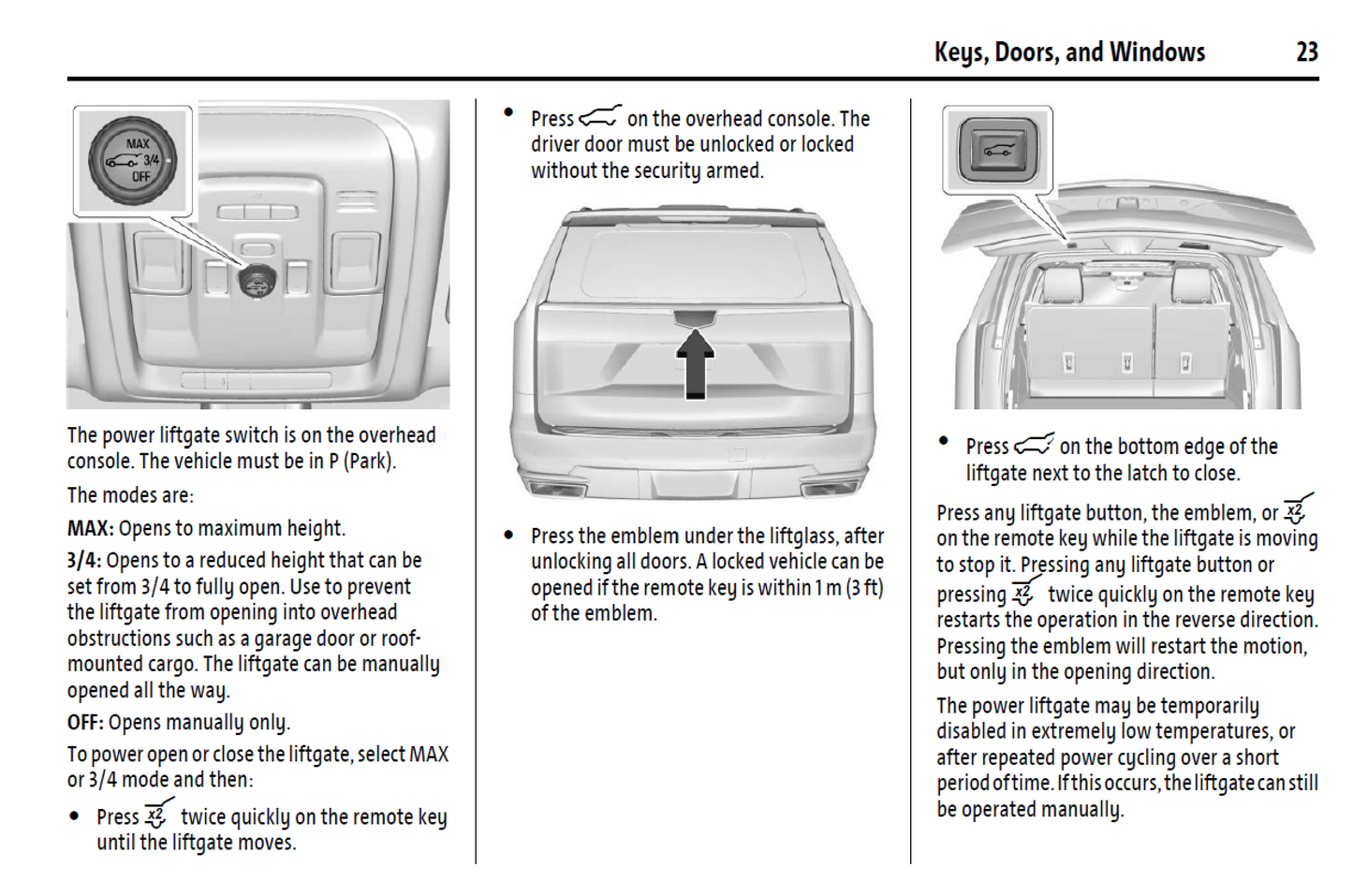2025 Cadillac Escalade Official Manual User Guide