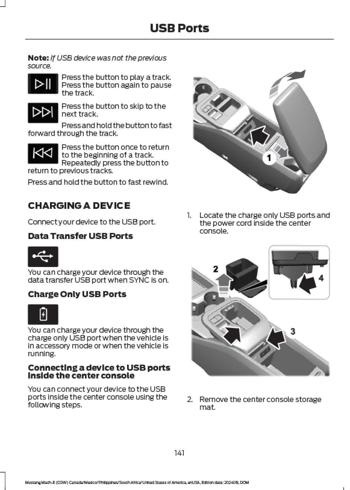 2025 Ford Mustang MachE Official Manual User Guide