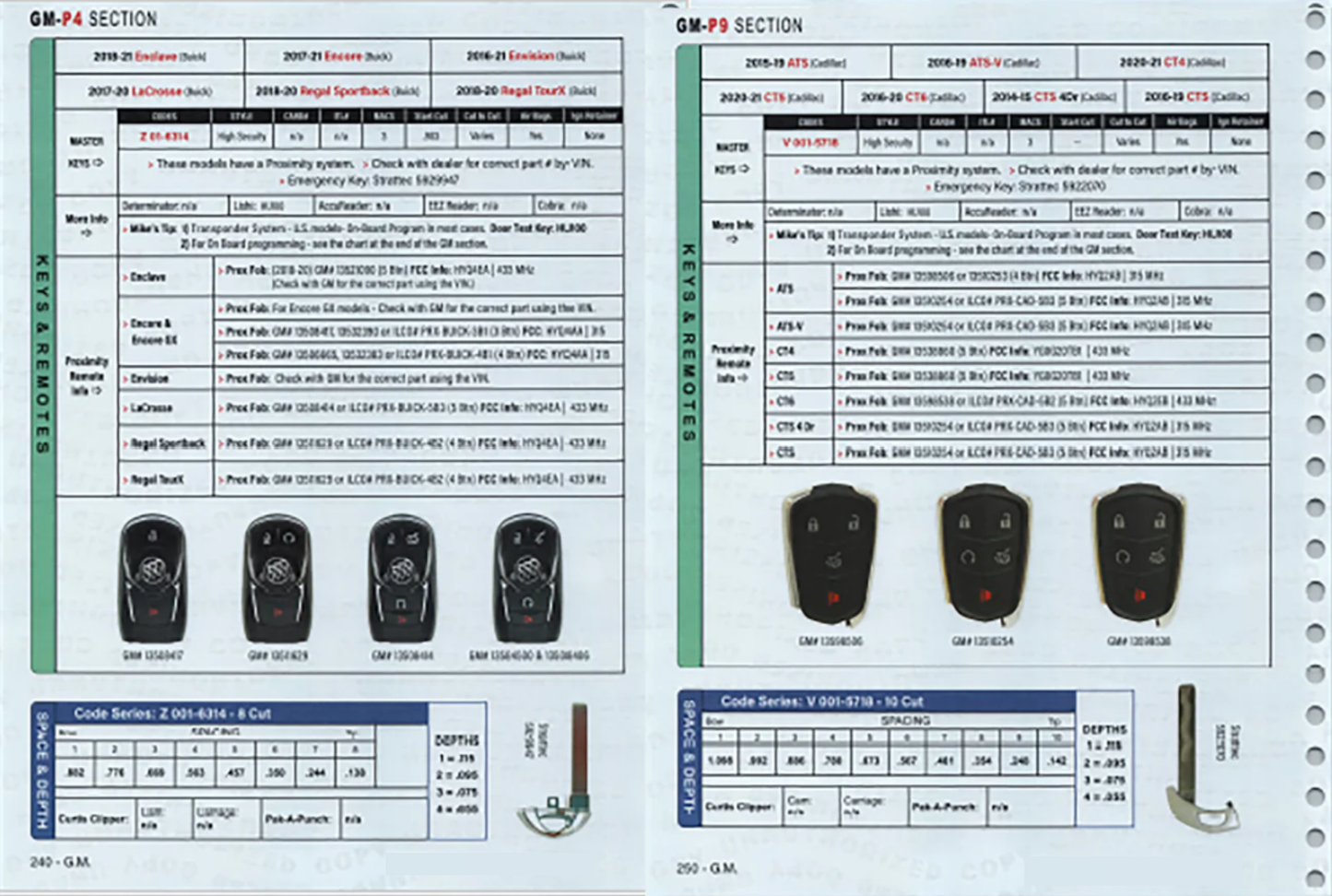 Automotive Locksmith Key Guide - Domestic Vehicles Book Key Fob Programming Instructions (Digital Download)