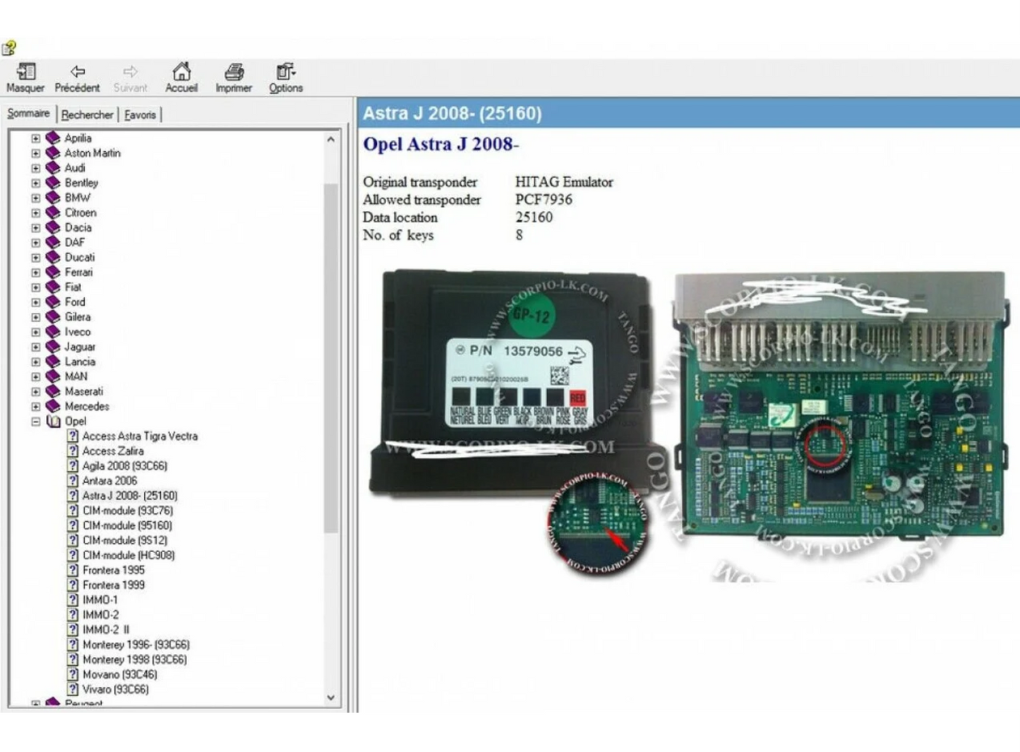 Brochage EGPT Connexions de l'outil Bosch pour pouvoir lire et sauvegarder les données du boîtier ECU Bosch