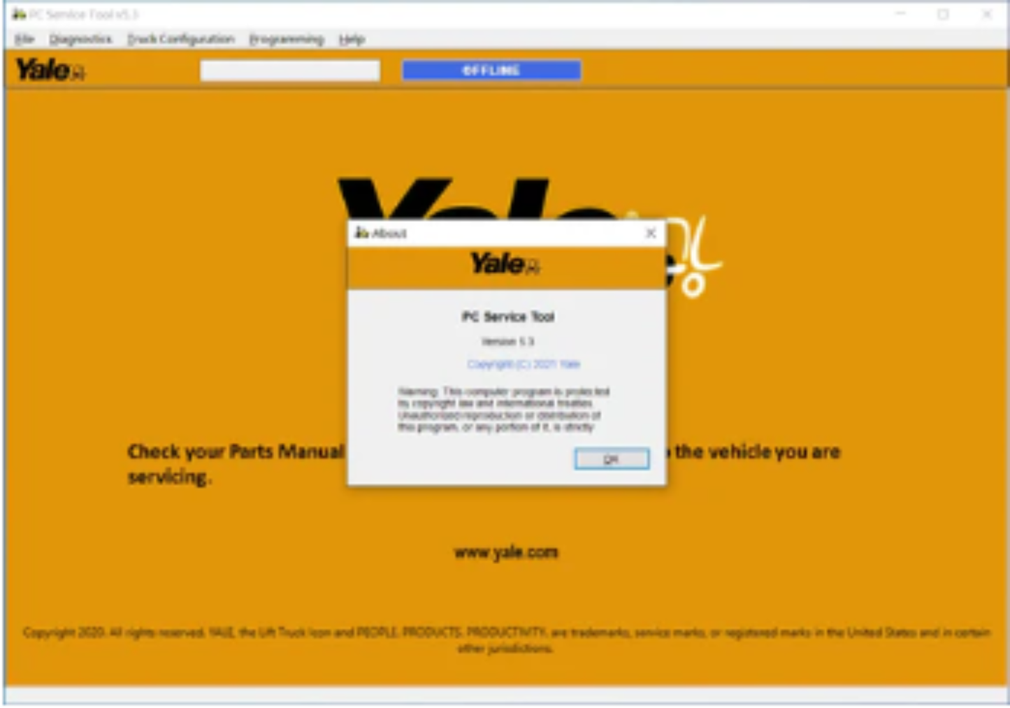 Hyster & Yale Pc Service Tool V 5.3 2024 Truck Software For Diagnostic And Programming