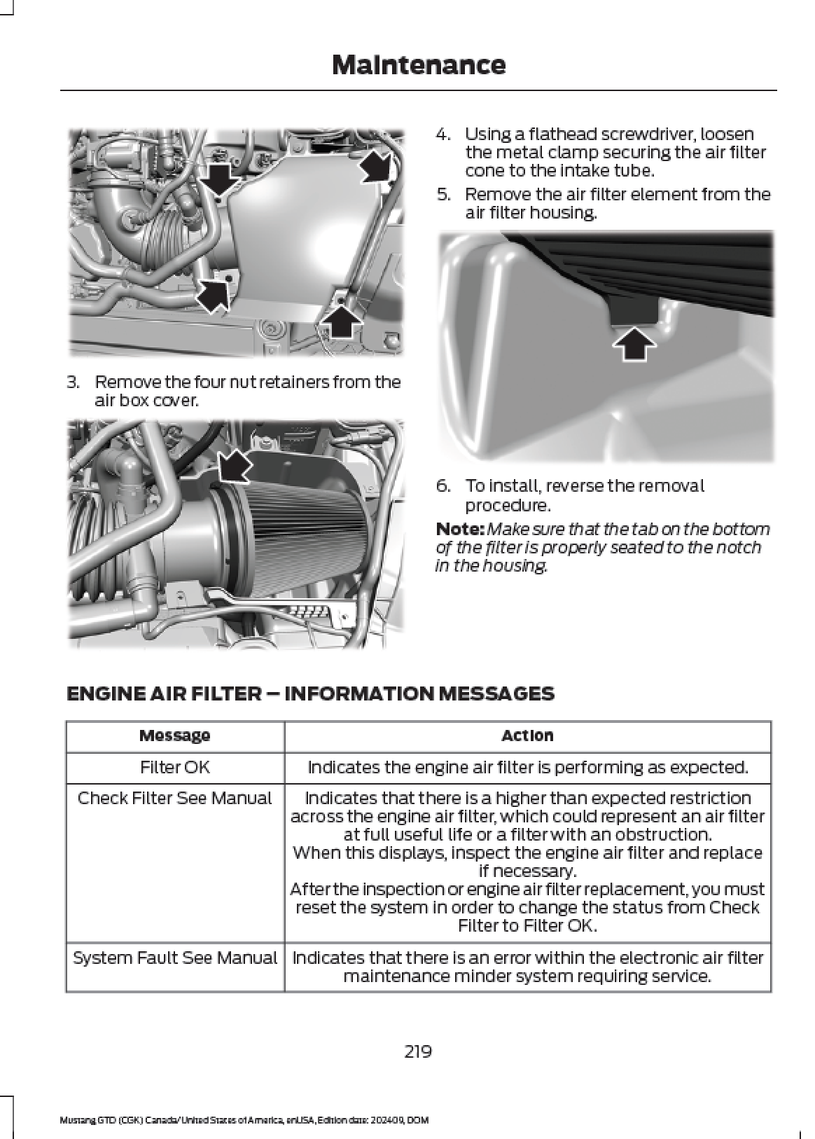 2025 Ford Mustang GTD Official Manual User Guide