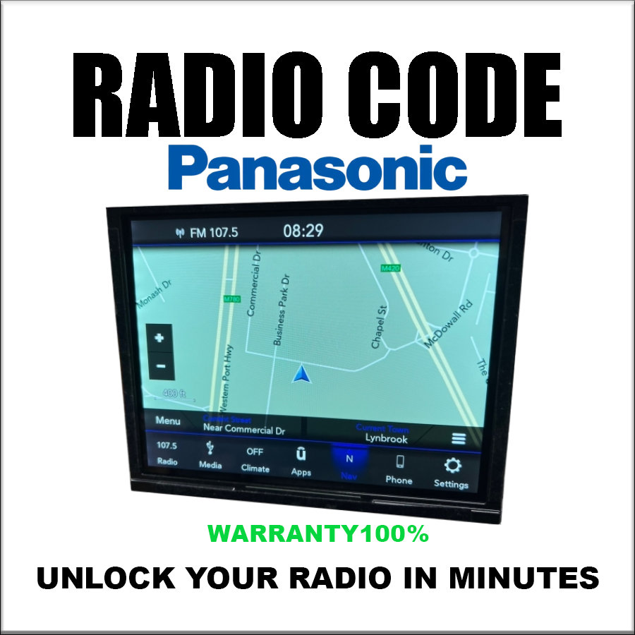 Unlock Panasonic Radio Code Using Serial Number
