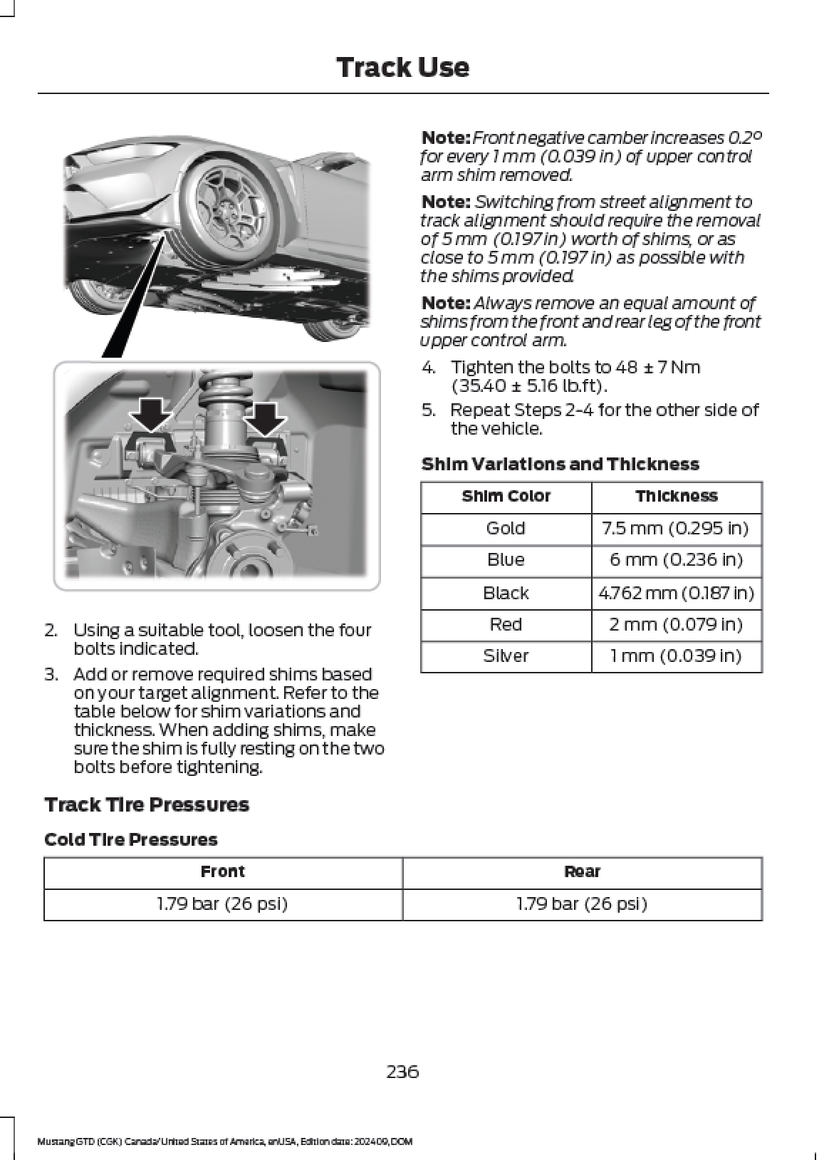 2025 Ford Mustang GTD Official Manual User Guide