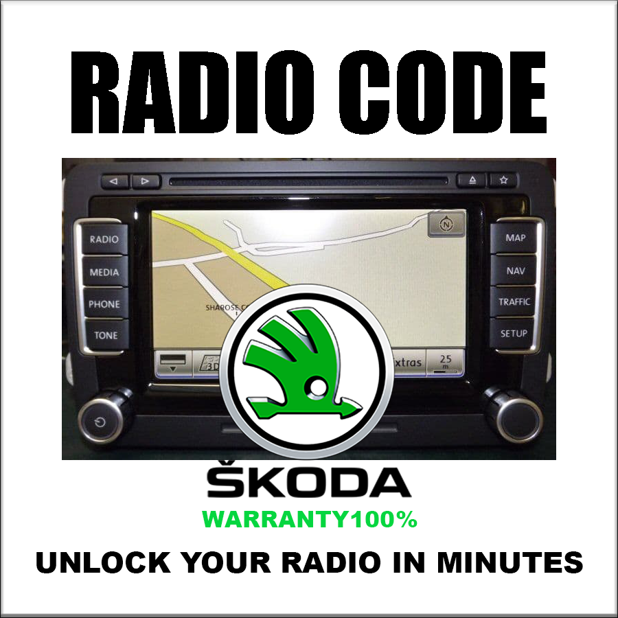 Déverrouiller les codes radio Skoda Stereo Decoding Series Rns300 Codes Safe Rcd510 Service rapide