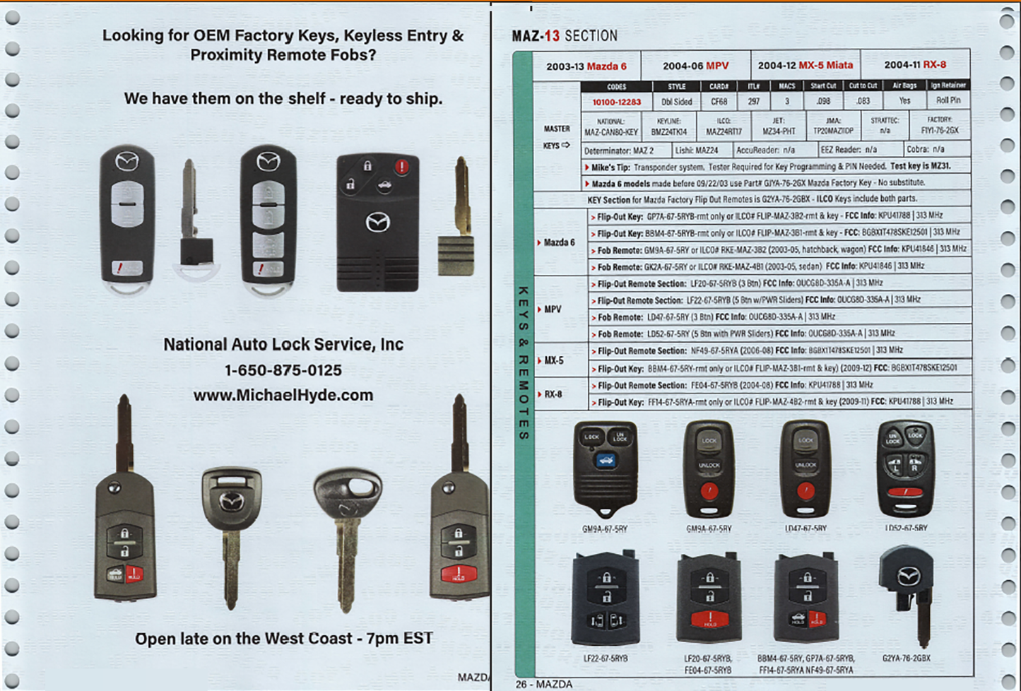 Automotive Locksmith Key Guide: 3 Books Key Fob Programming Instructions (Digital Download)