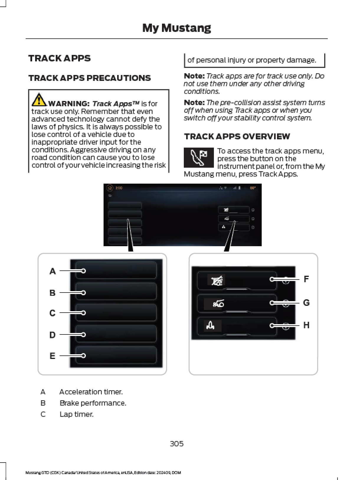 2025 Ford Mustang GTD Official Manual User Guide