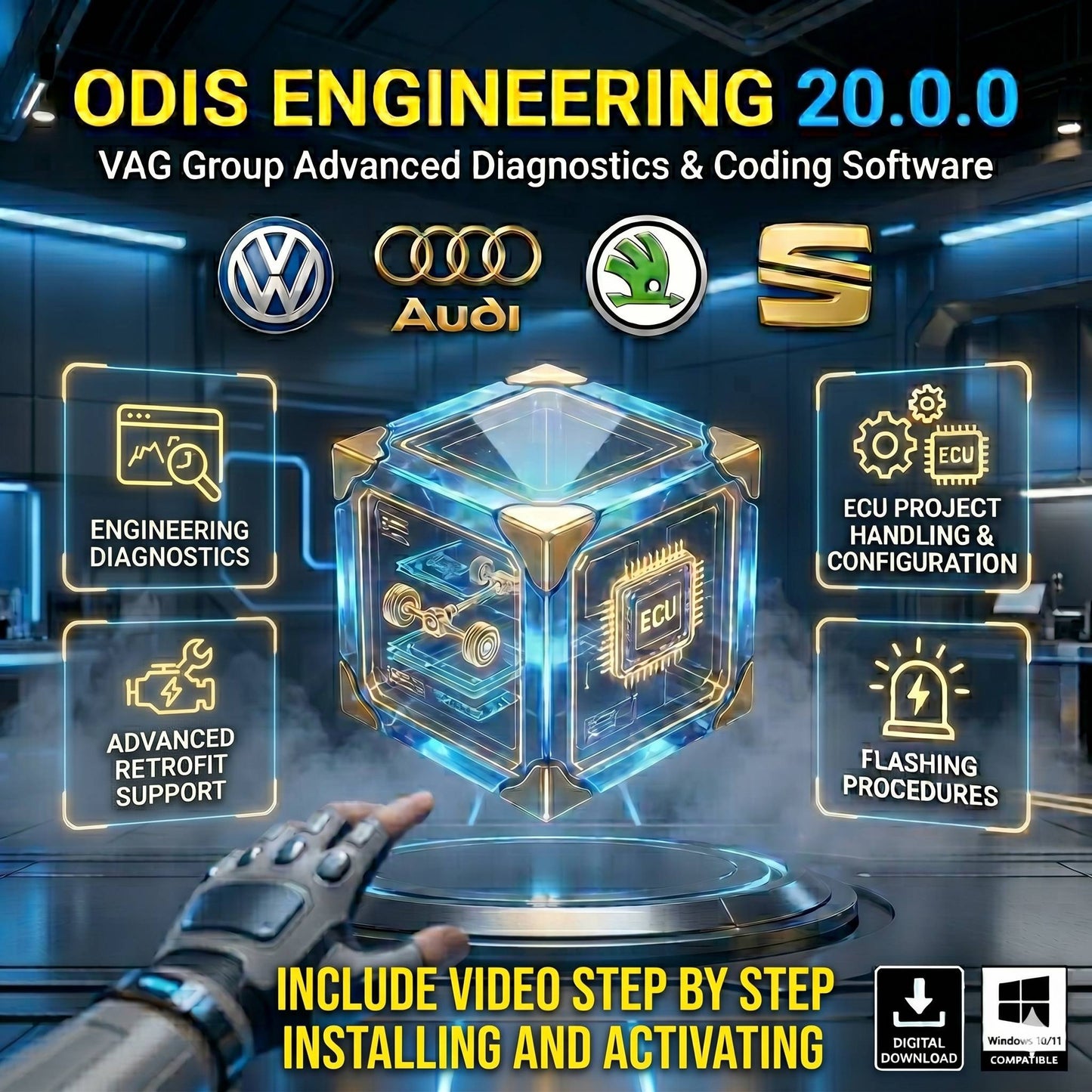 VAG ODIS Engineering 20.0.0 | Advanced Diagnostic & Coding Software (VW, Audi, Skoda, Seat)
